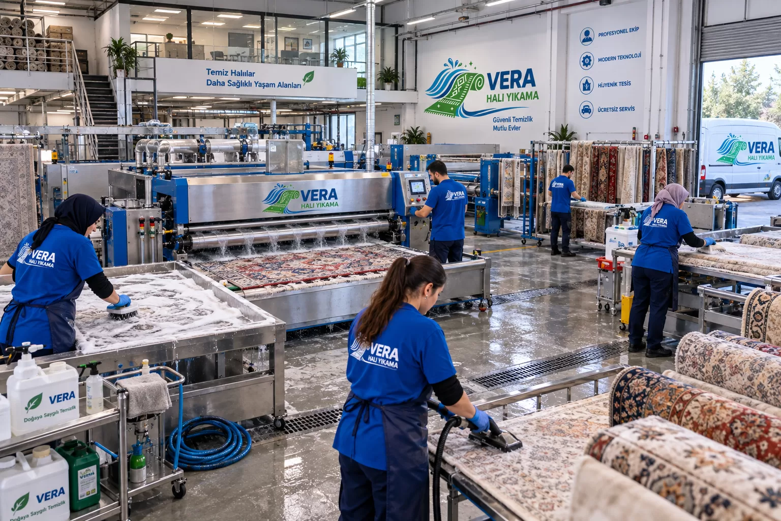 İstanbul Başakşehir Halı Yıkama Fabrikası